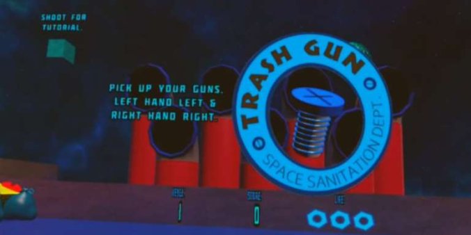 Oculus Quest 游戏《垃圾桶》Trash Gun-魔趣网精选