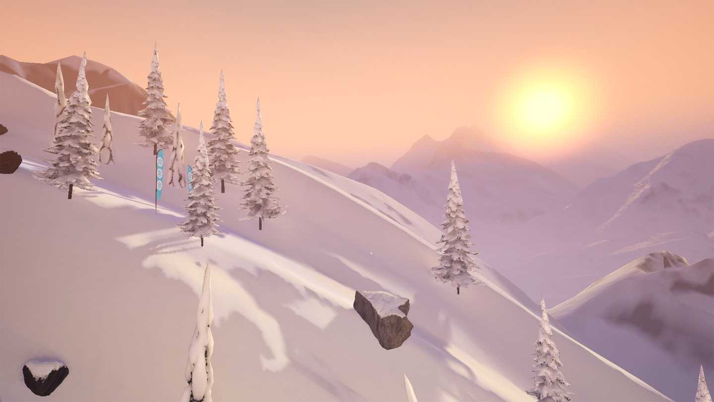 Oculus Quest 游戏《单板滑雪》Carve Snowboarding