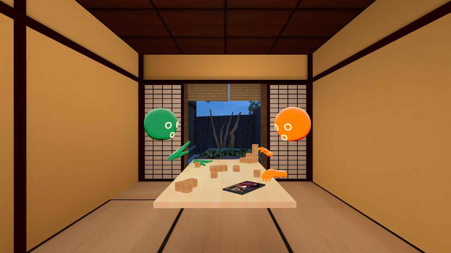 Oculus Quest 游戏《Bonsai Desk》积木比拼