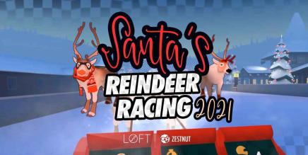 Oculus Quest 游戏《2021 年圣诞老人驯鹿赛》Santa’s Reindeer Racing 2021-魔趣网精选