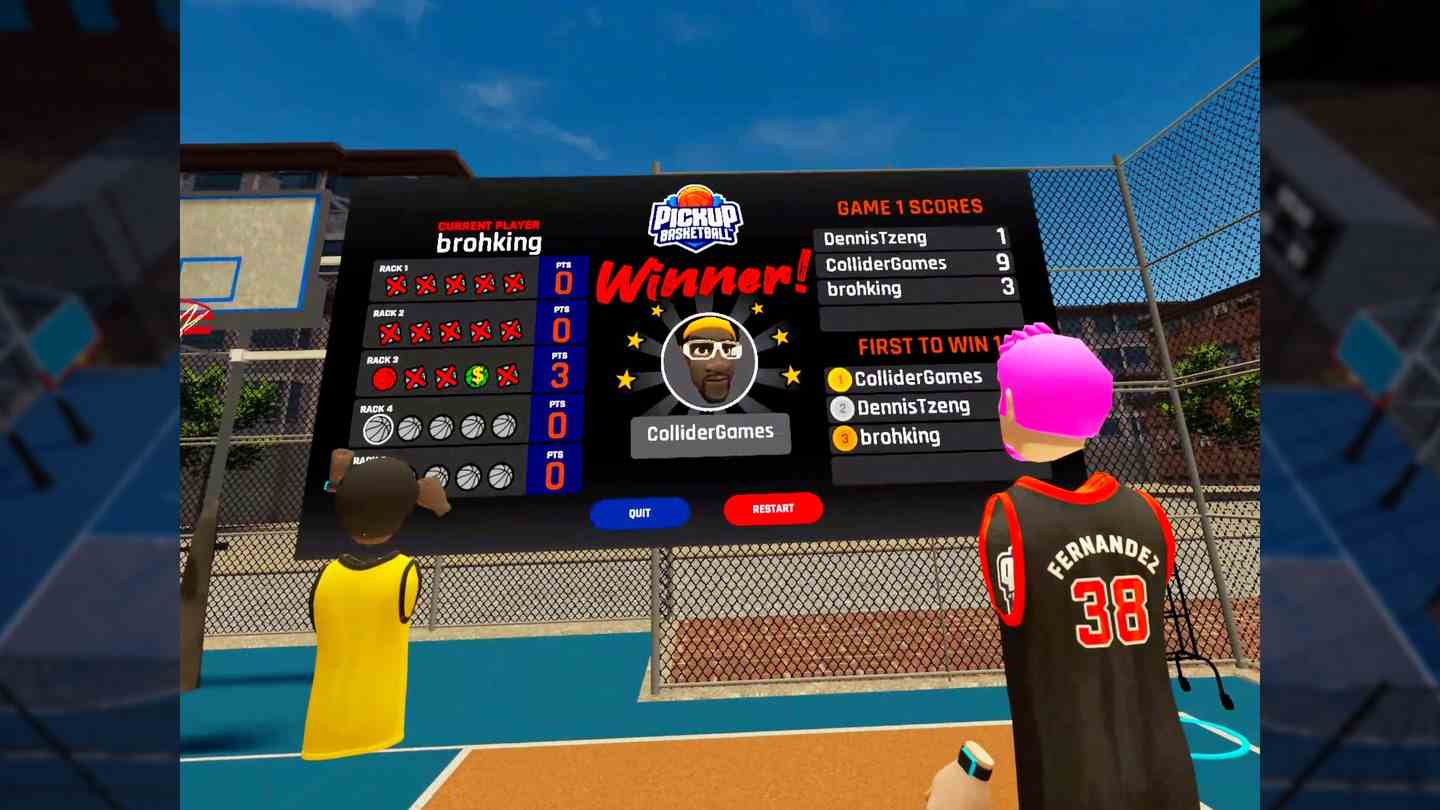Oculus Quest 游戏《街头篮球VR》Pickup Basketball VR