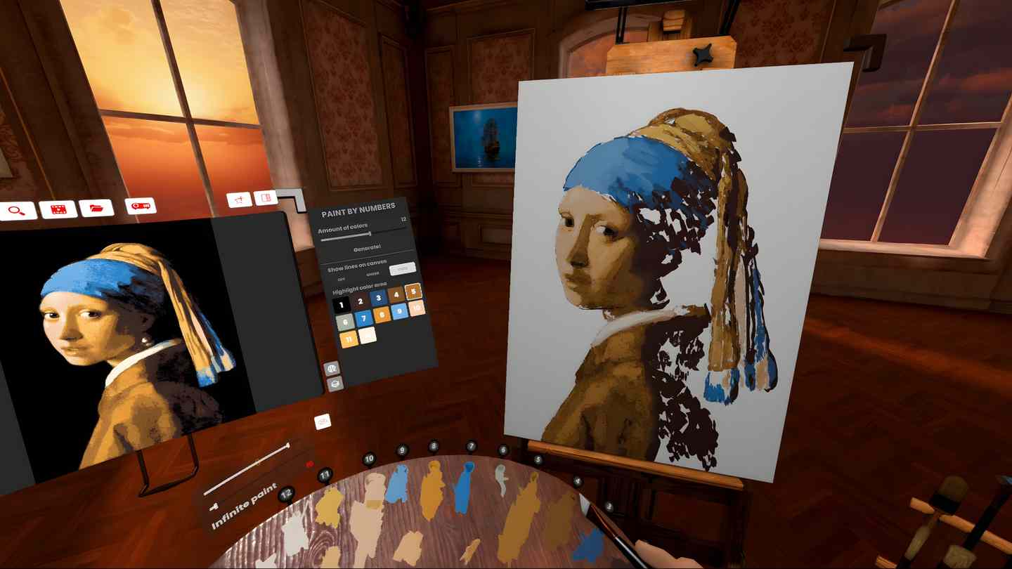 Oculus Quest 游戏《油画模拟器》Vermillion VR