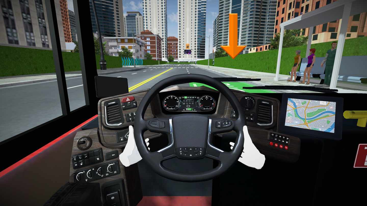 Oculus Quest 游戏《巴士驾驶游戏 - 巴士模拟器》Bus Driving Game - Bus Simulator