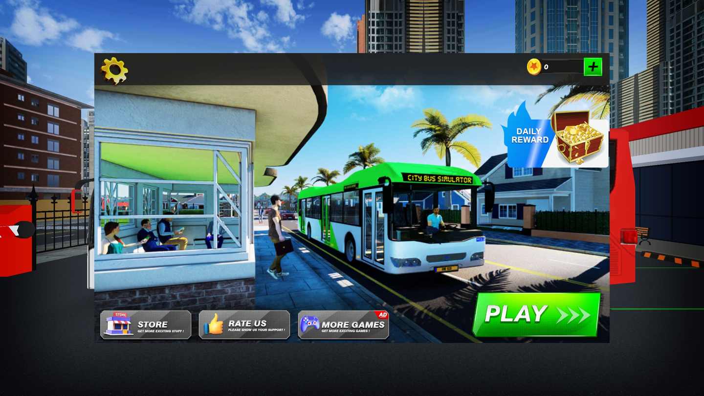 Oculus Quest 游戏《巴士驾驶游戏 - 巴士模拟器》Bus Driving Game - Bus Simulator