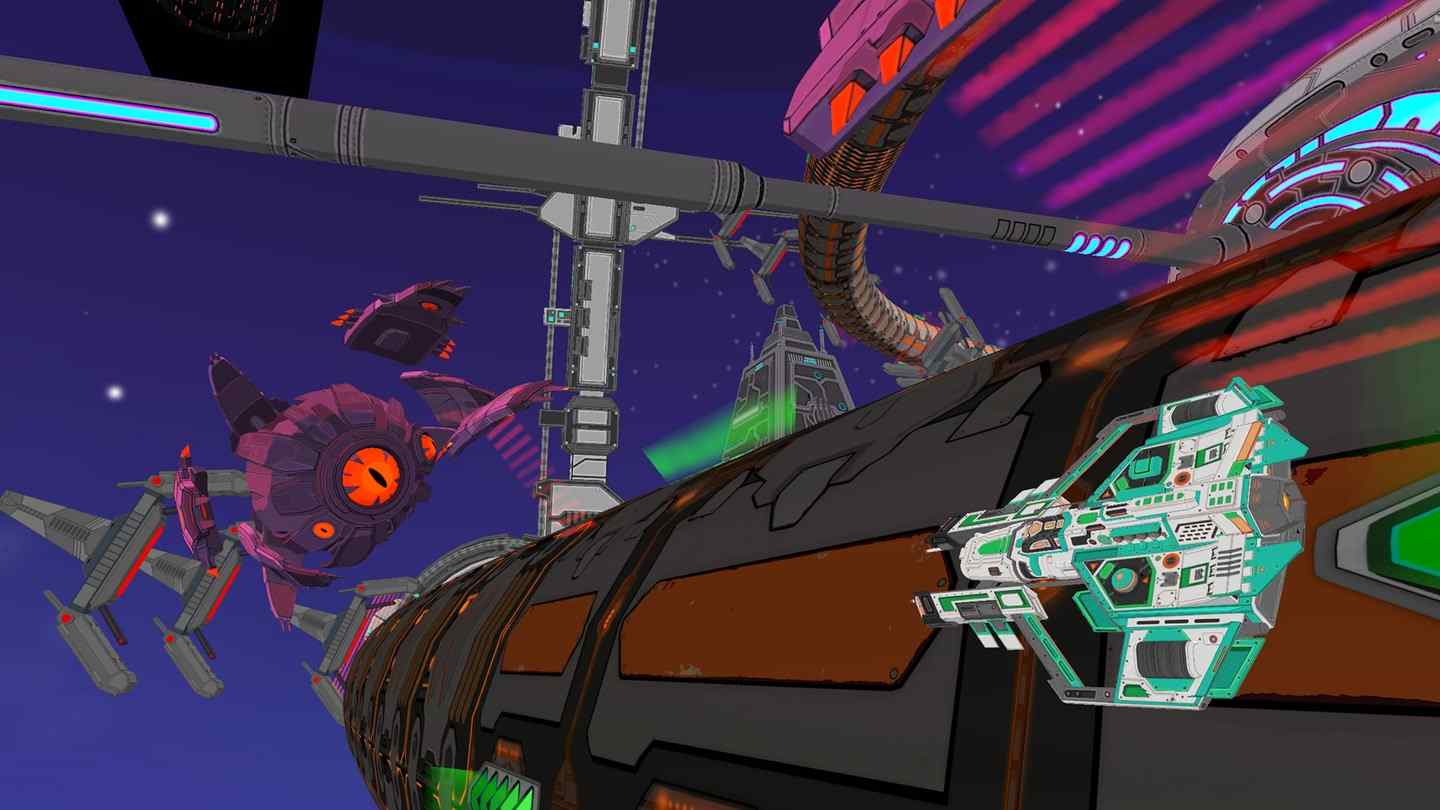 Oculus Quest 游戏《管道赛车》Radial-G: Proteus - VR科幻风格