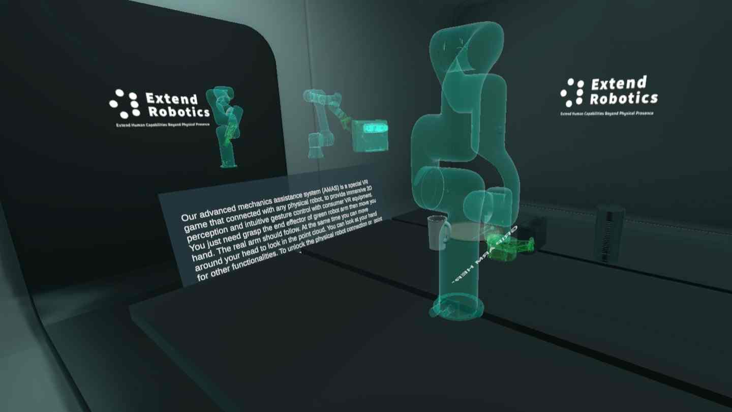 Oculus Quest 程序《3D机械臂》AMAS VR