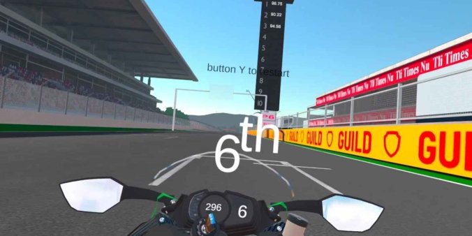 Oculus Quest 游戏《摩托车赛车VR》Motorcycle Racing VR-魔趣网精选