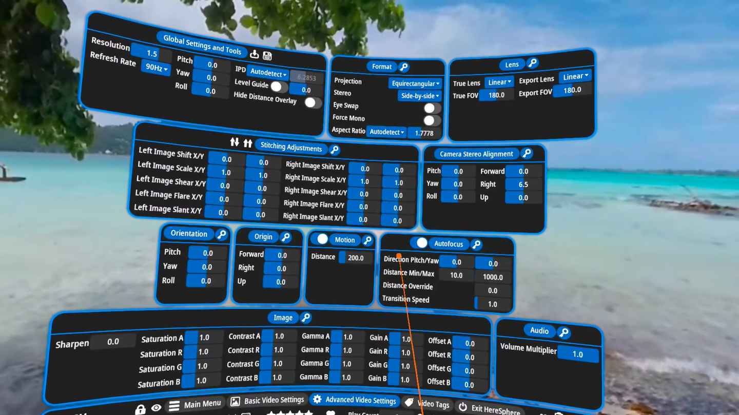 Meta Quest 游戏《H视频VR播放器》HereSphere VR Video Player