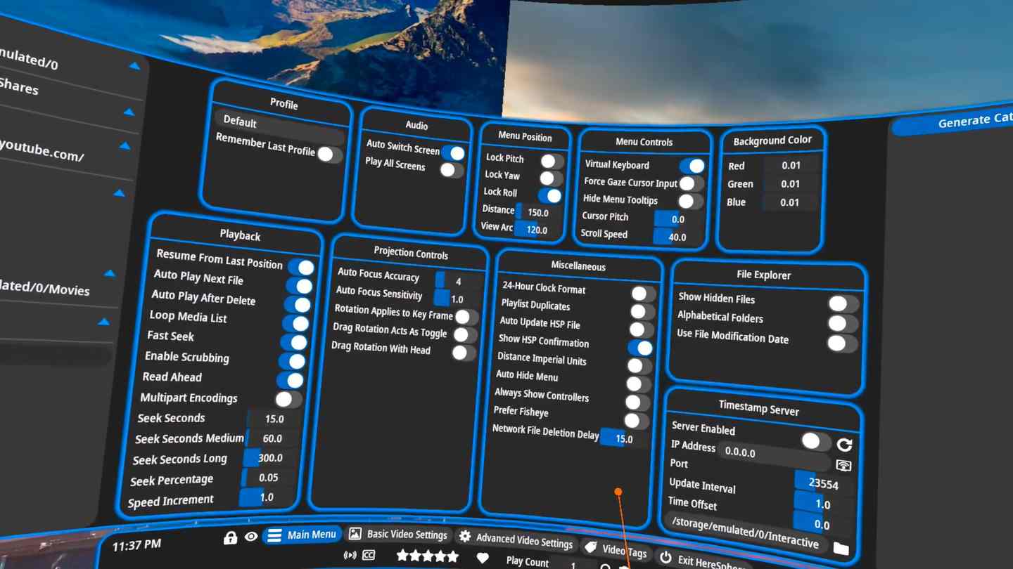 Meta Quest 游戏《H视频VR播放器》HereSphere VR Video Player