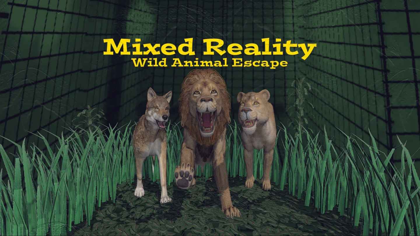 Meta Quest 游戏《Mixed Reality Wild Animal Escape》混合现实野生动物逃生