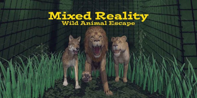 Meta Quest 游戏《Mixed Reality Wild Animal Escape》混合现实野生动物逃生-魔趣网精选