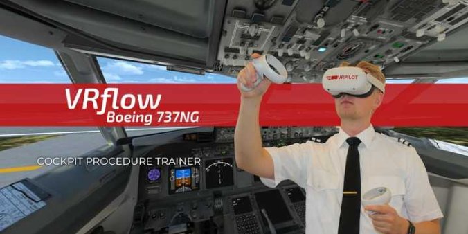 Oculus Quest 游戏《VRflow B737NG》飞行模拟 空客B737N-魔趣网精选