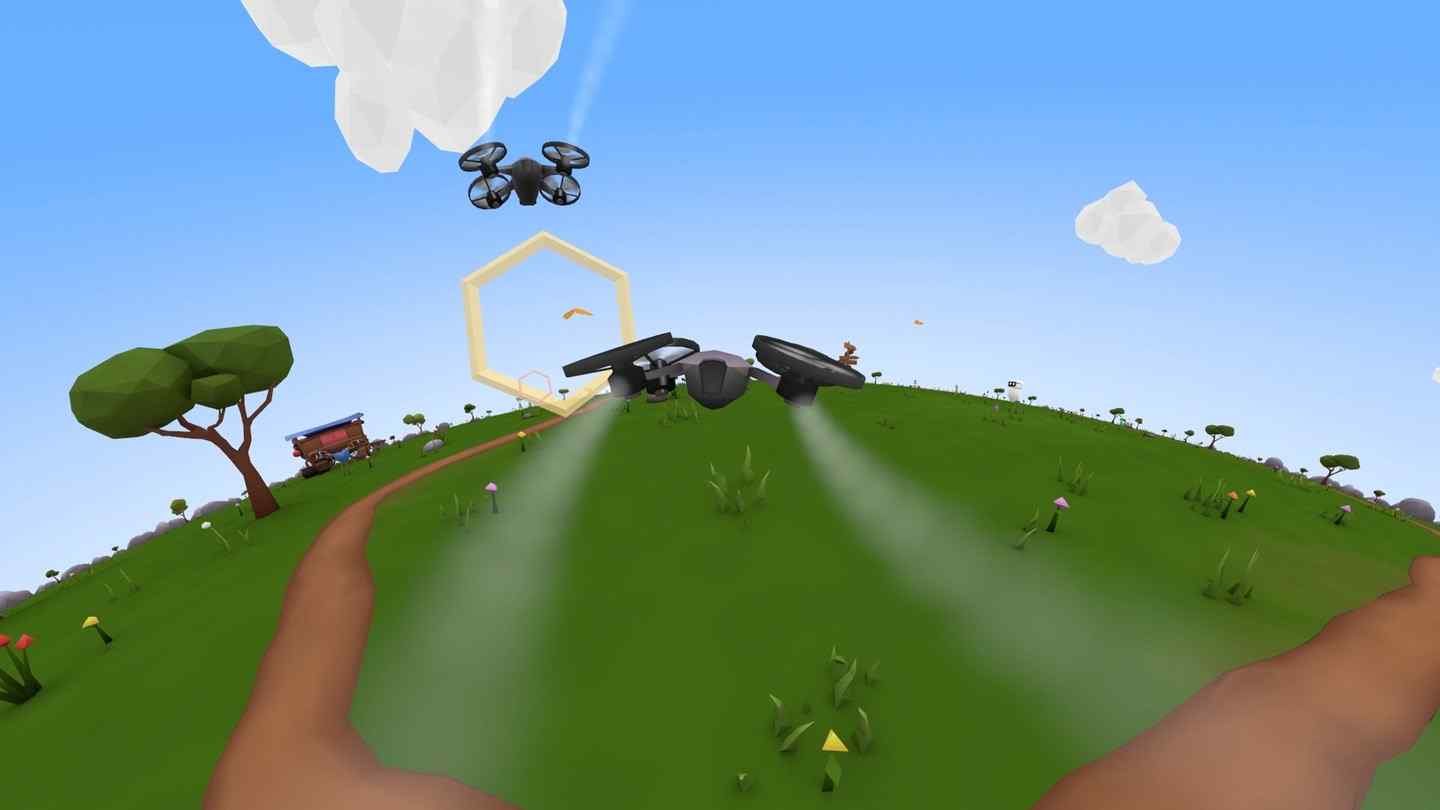 Oculus Quest 游戏《穿越双曲线》Hyperbolica VR