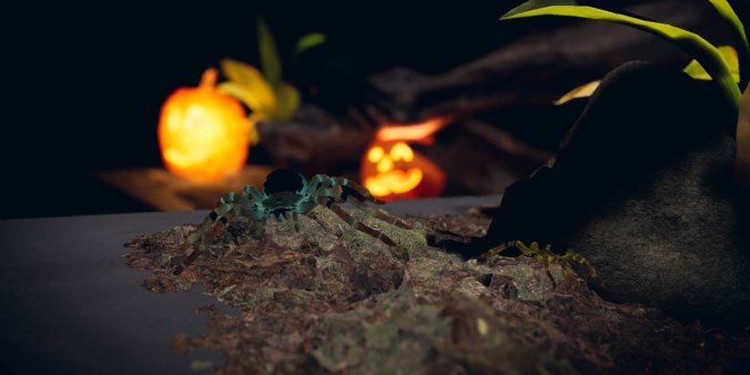 Oculus Quest 游戏《蜘蛛体验》Relaxed spiders experience-魔趣网精选