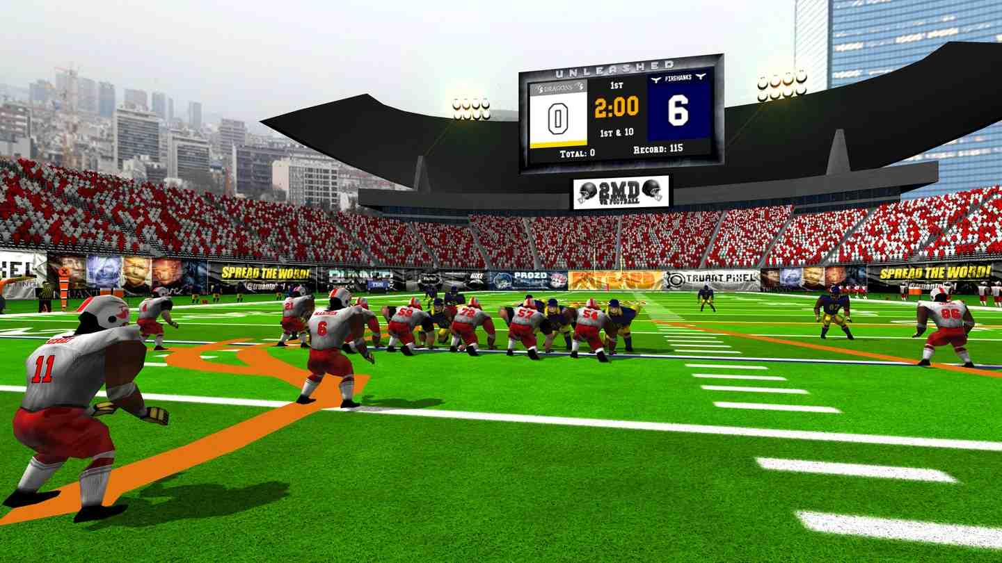 Oculus Quest 游戏《橄榄球》2MD: VR Football Unleashed