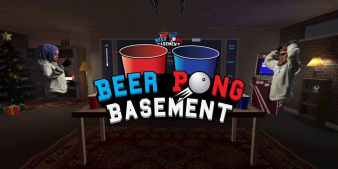 Oculus Quest 游戏《啤酒乒乓球地下室》Beer Pong Basement-魔趣网精选