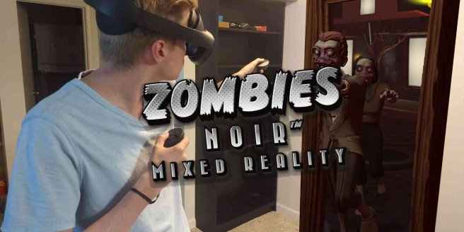 Oculus Quest 游戏《黑城丧尸：混合现实》Zombies Noir: Mixed Reality-魔趣网精选