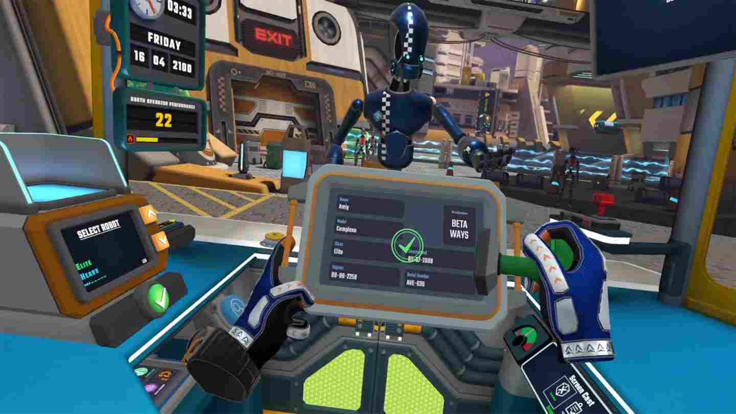 Oculus Quest 游戏《边境机器人 VR》Border Bots VR