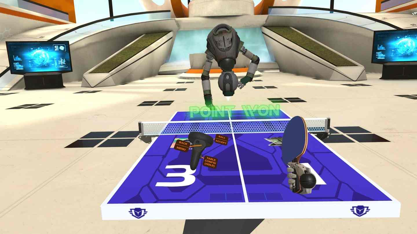 Oculus Quest 游戏《狂暴球拍~乒乓球》Racket Fury: Table Tennis VR
