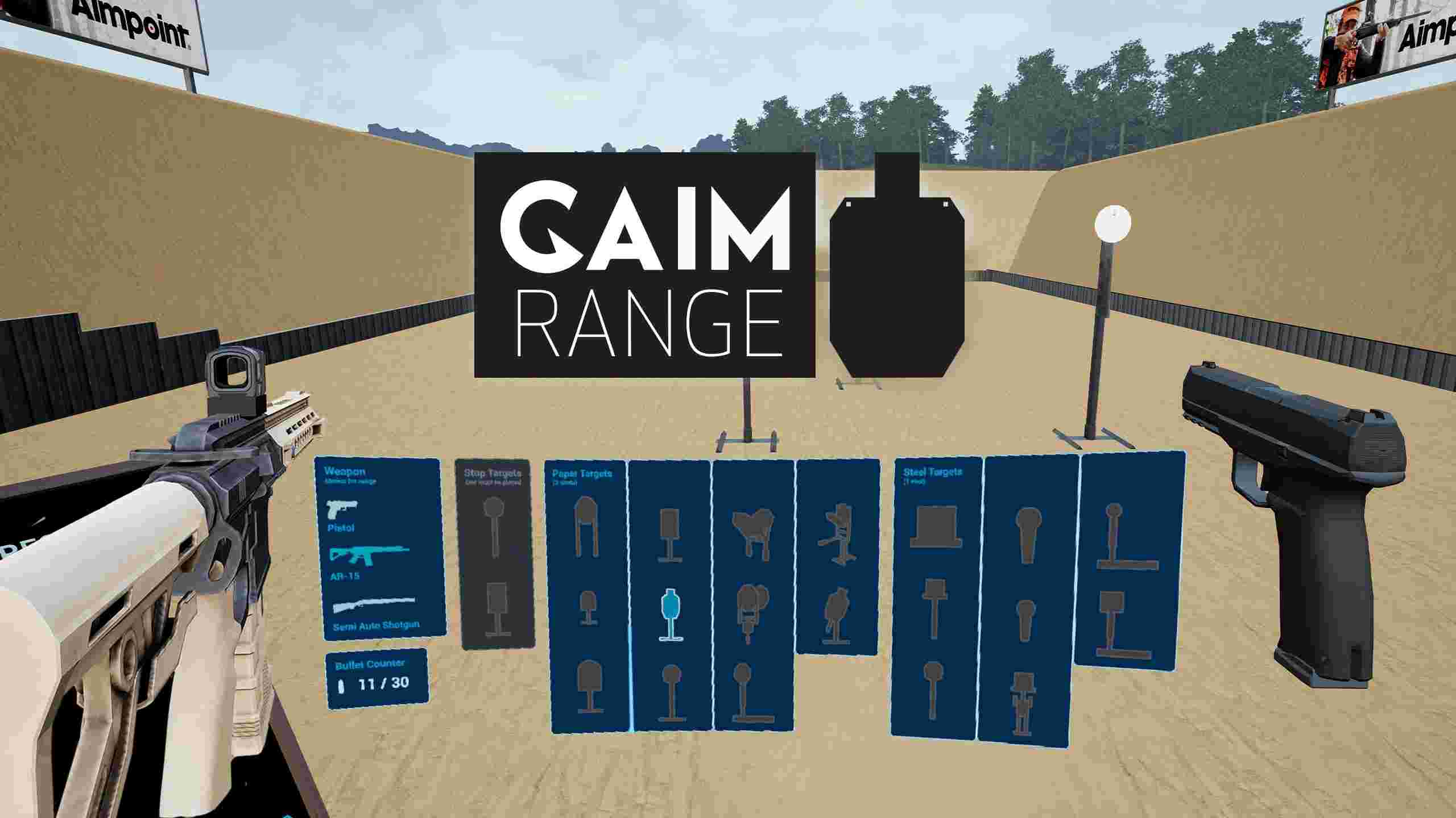 Oculus Quest 游戏《射击靶场》GAIM Range