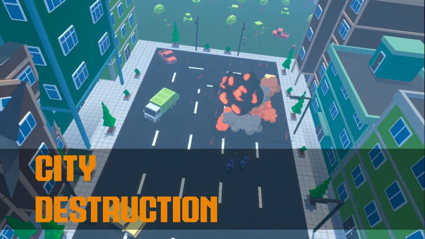 Oculus Quest 游戏《城市毁灭》City Destruction