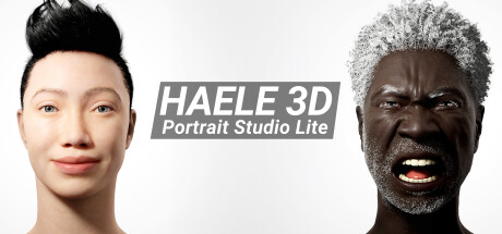 3D 面部解剖绘图参考 (HAELE 3D – Portrait Studio Lite – Drawing References)-魔趣网精选