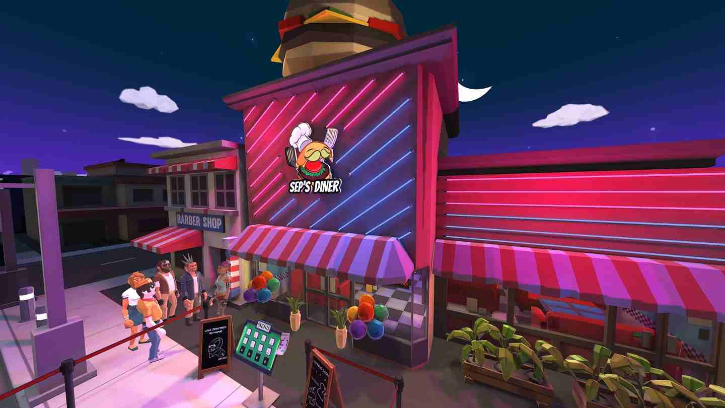 Meta Quest 游戏《Seps Diner》汉堡餐厅