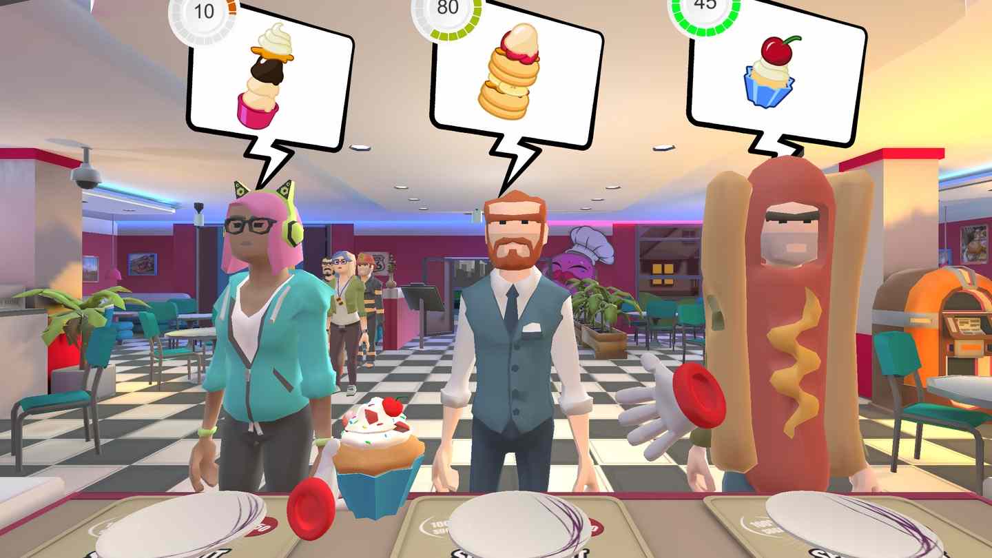 Meta Quest 游戏《Seps Diner》汉堡餐厅
