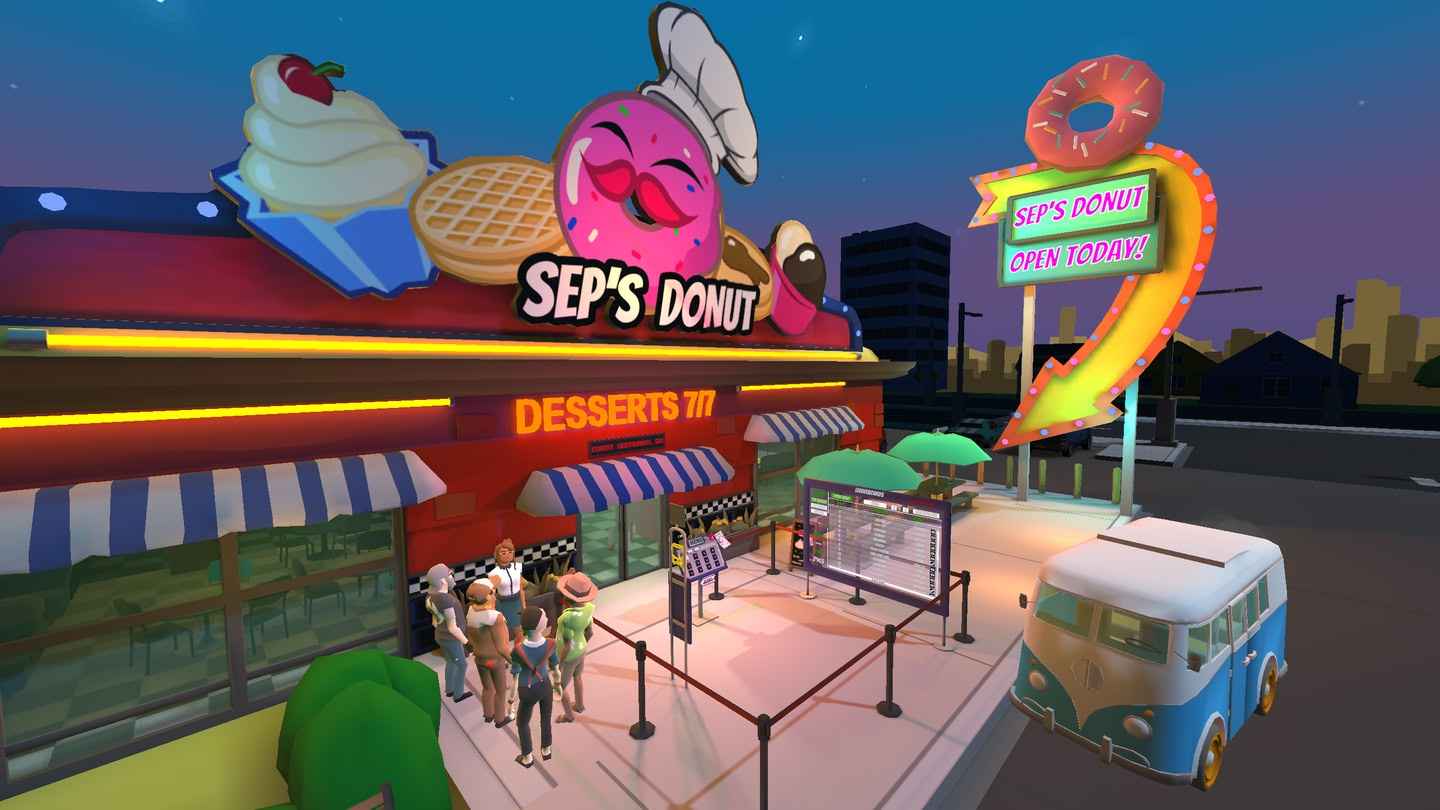 Meta Quest 游戏《Seps Diner》汉堡餐厅