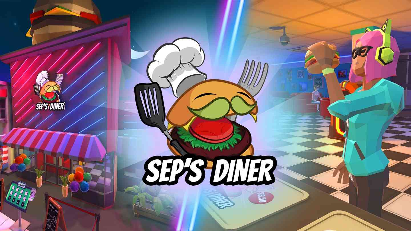 Meta Quest 游戏《Seps Diner》汉堡餐厅