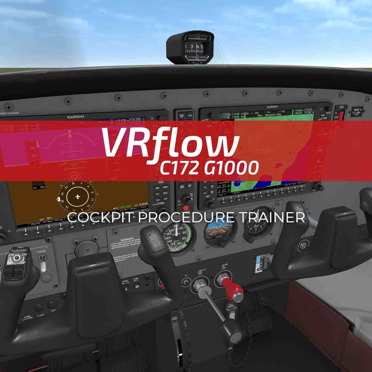 Meta Quest 游戏《飞行模拟 空客C172S G1000》VRflow C172S G1000