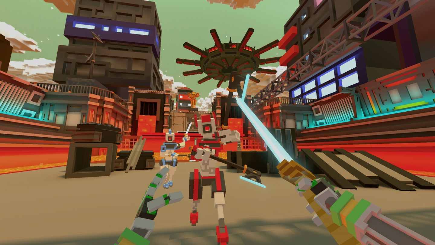 Meta Quest 游戏《超级像素克隆战斗》Clone Drone in the Hyperdomedani