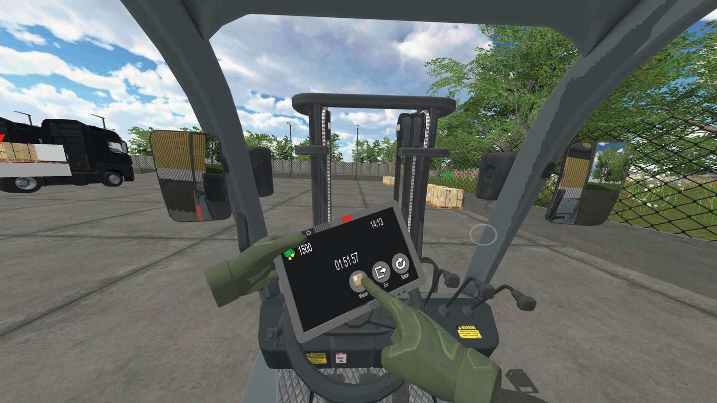 Oculus Quest 游戏《叉车驾驶模拟器 VR》Forklift Driving Simulator VR