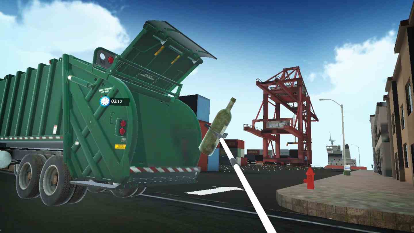 Oculus Quest 游戏《垃圾清理 - 城市清洁模拟器》Garbage Go - City Cleaning Simulator