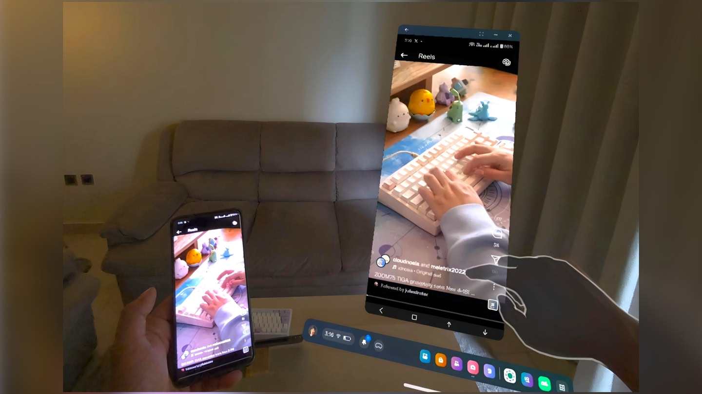 Oculus Quest 应用《空间电话：镜像与控制》Spatial Phone: Mirror Control