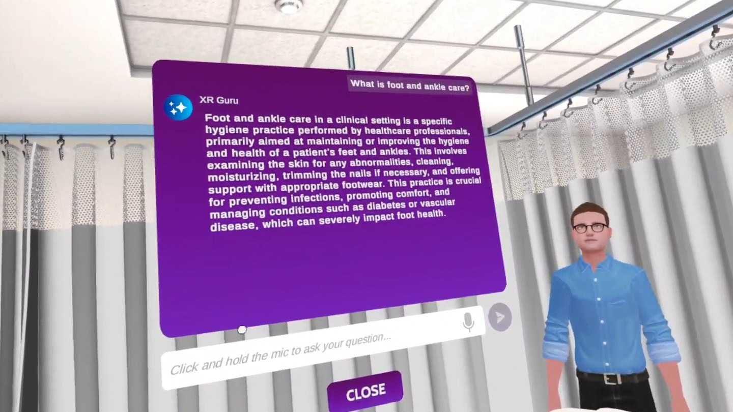 Meta Quest 游戏《PROM 模拟器（足部护理）》PROM Simulator (Foot Care)
