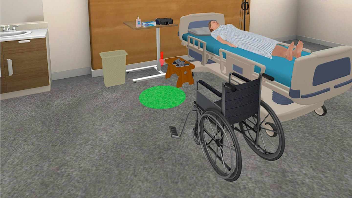 Meta Quest 游戏《步行至轮椅模拟器》Ambulate to Wheelchair Simulator