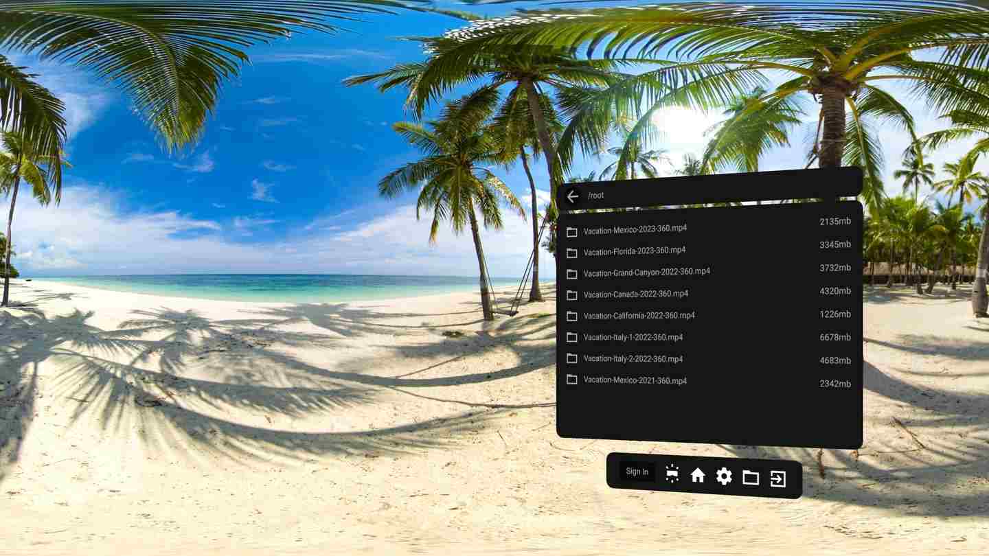 Meta Quest 应用《StartVR 视频播放器》StartVR Streaming Video Player
