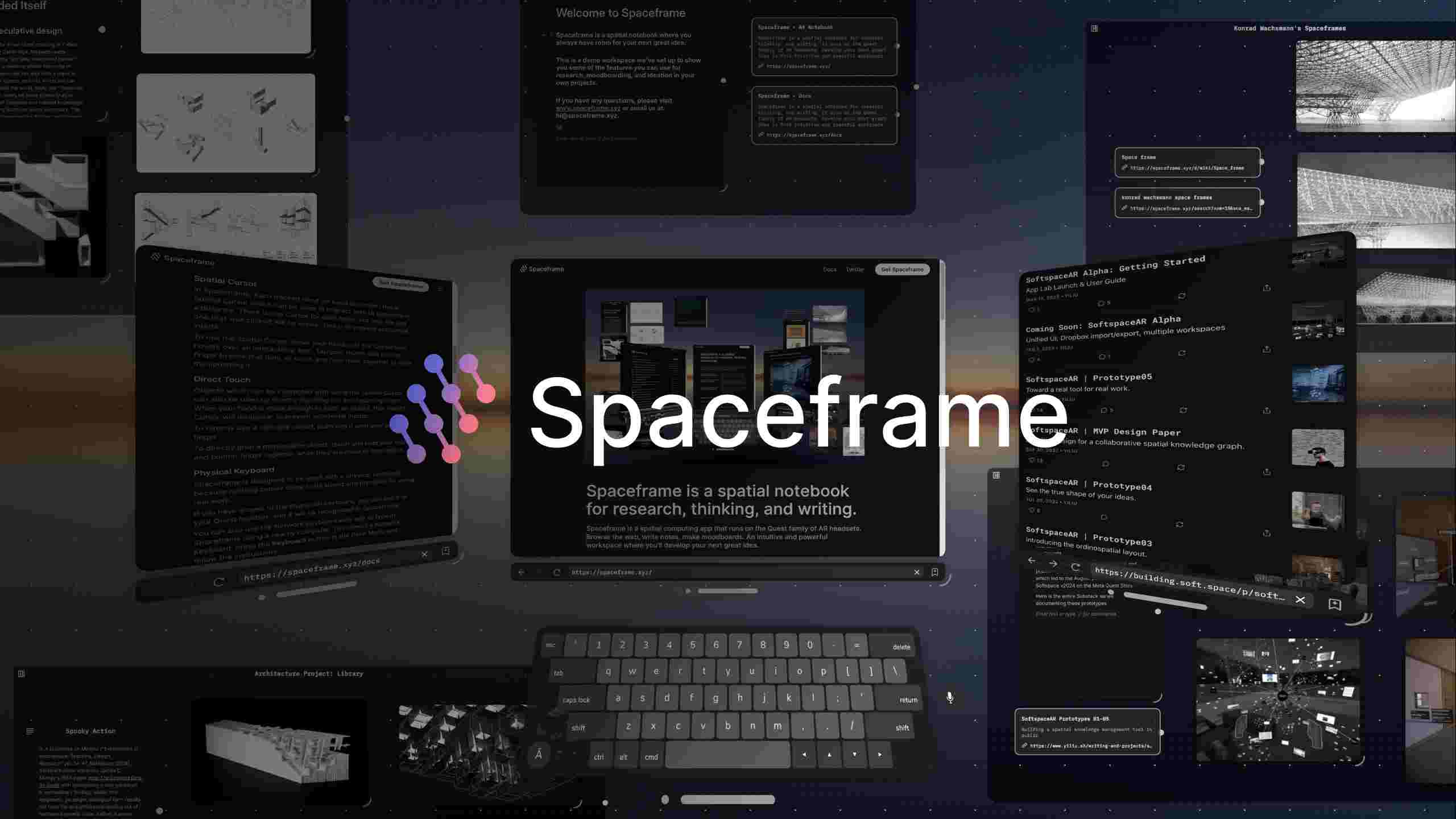 Oculus Quest 应用《空间框架》Spaceframe