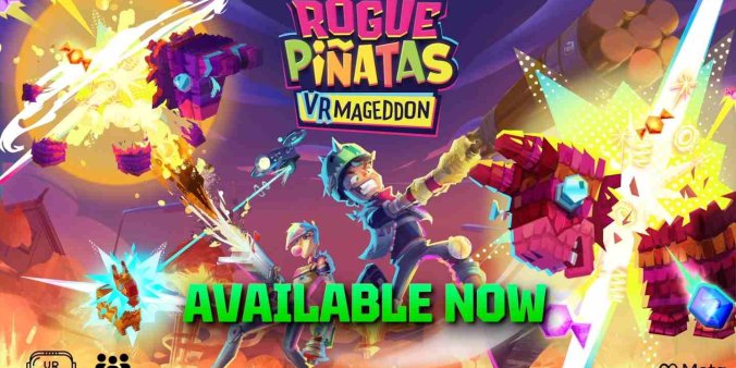 Oculus Quest 游戏《流氓皮纳塔》Rogue Pinatas- VRmageddon-魔趣网精选