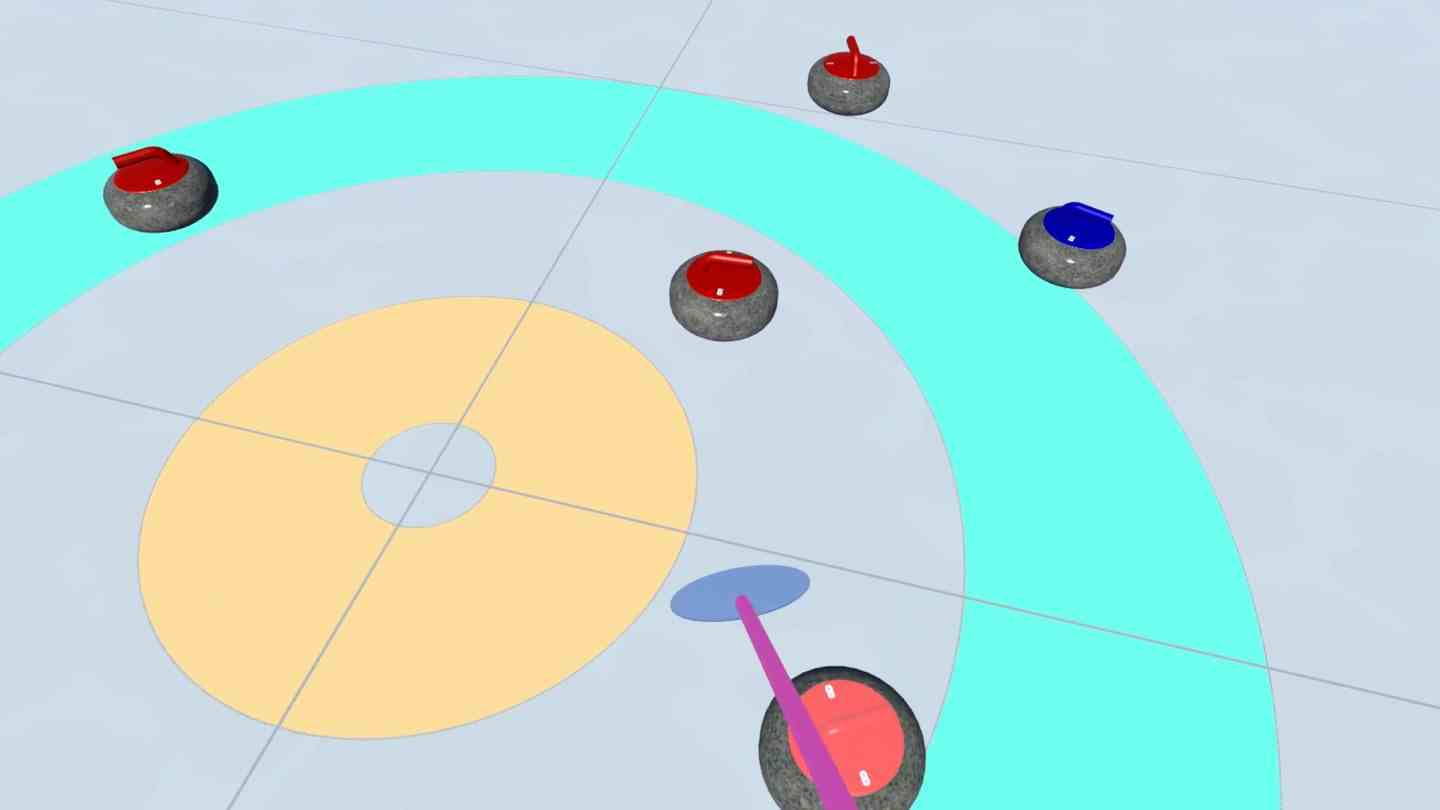 Meta Quest 游戏《冰壶一》Curling One