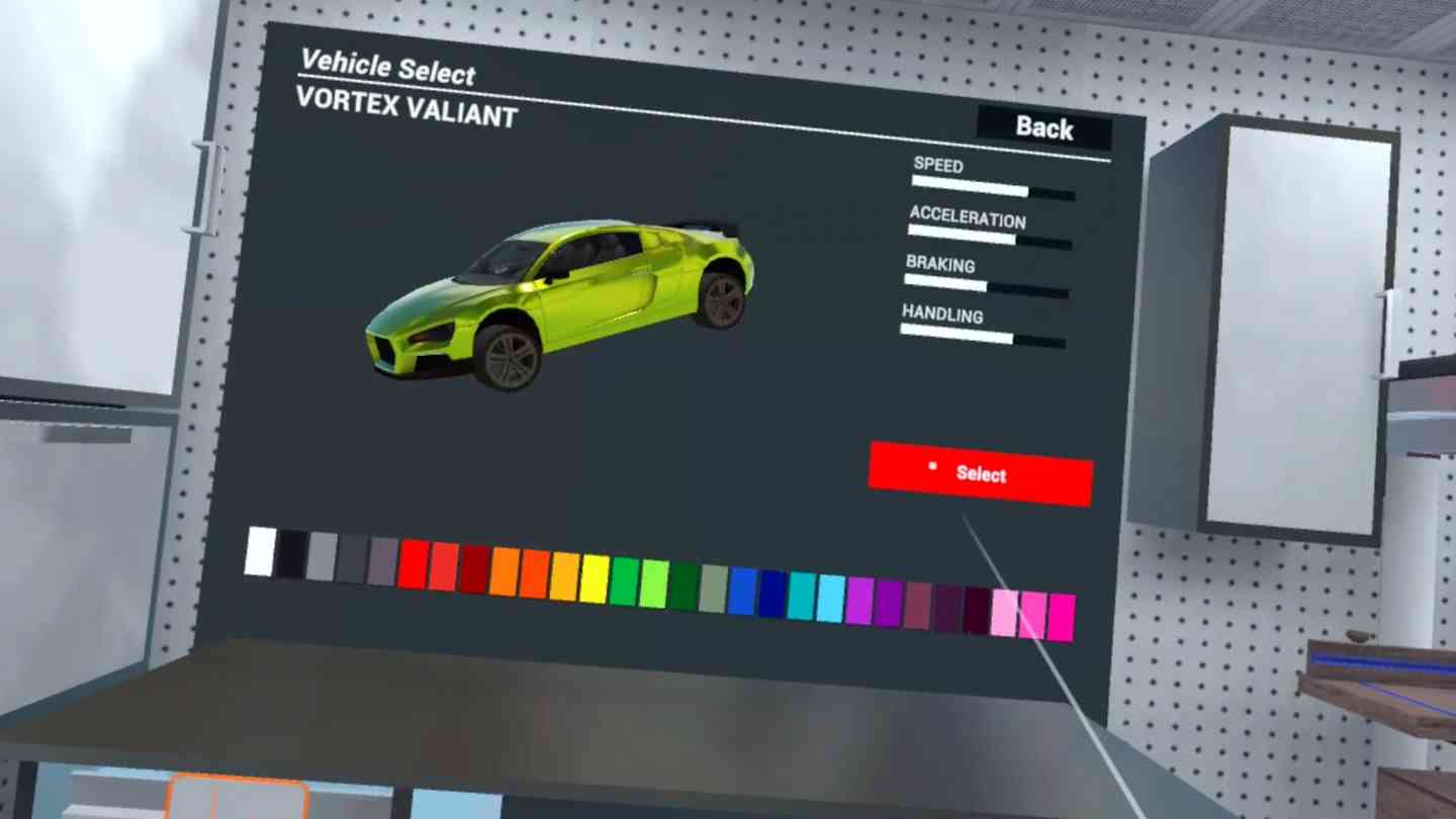 Meta Quest 游戏《舒适赛车》Comfort Racing