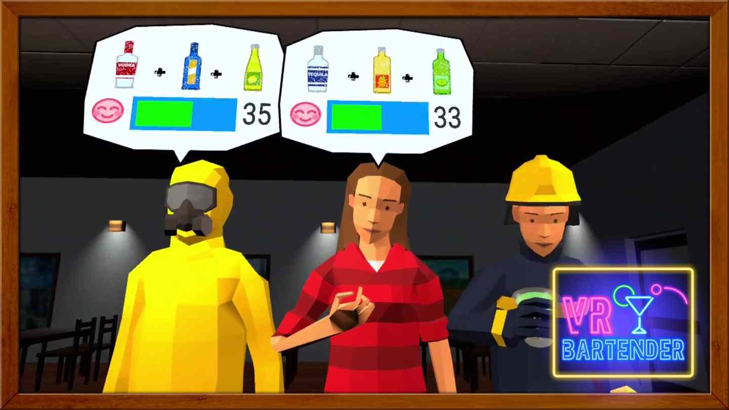Meta Quest 游戏《调酒师》VR BARTENDER