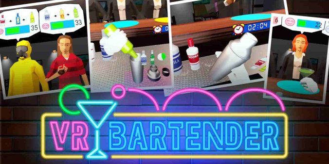 Meta Quest 游戏《调酒师》VR BARTENDER-魔趣网精选