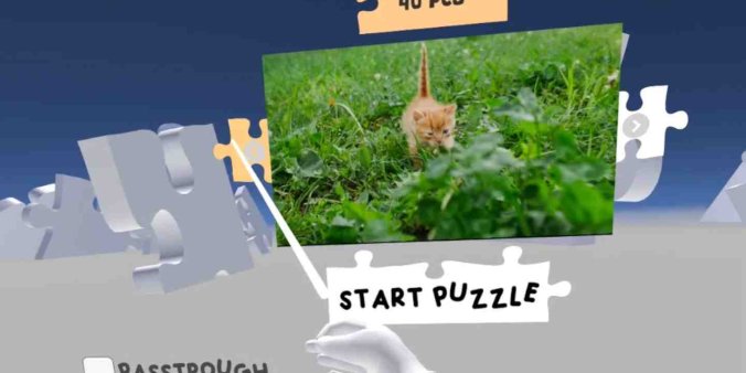 Meta Quest 游戏《视频拼图》Video Puzzle-魔趣网精选