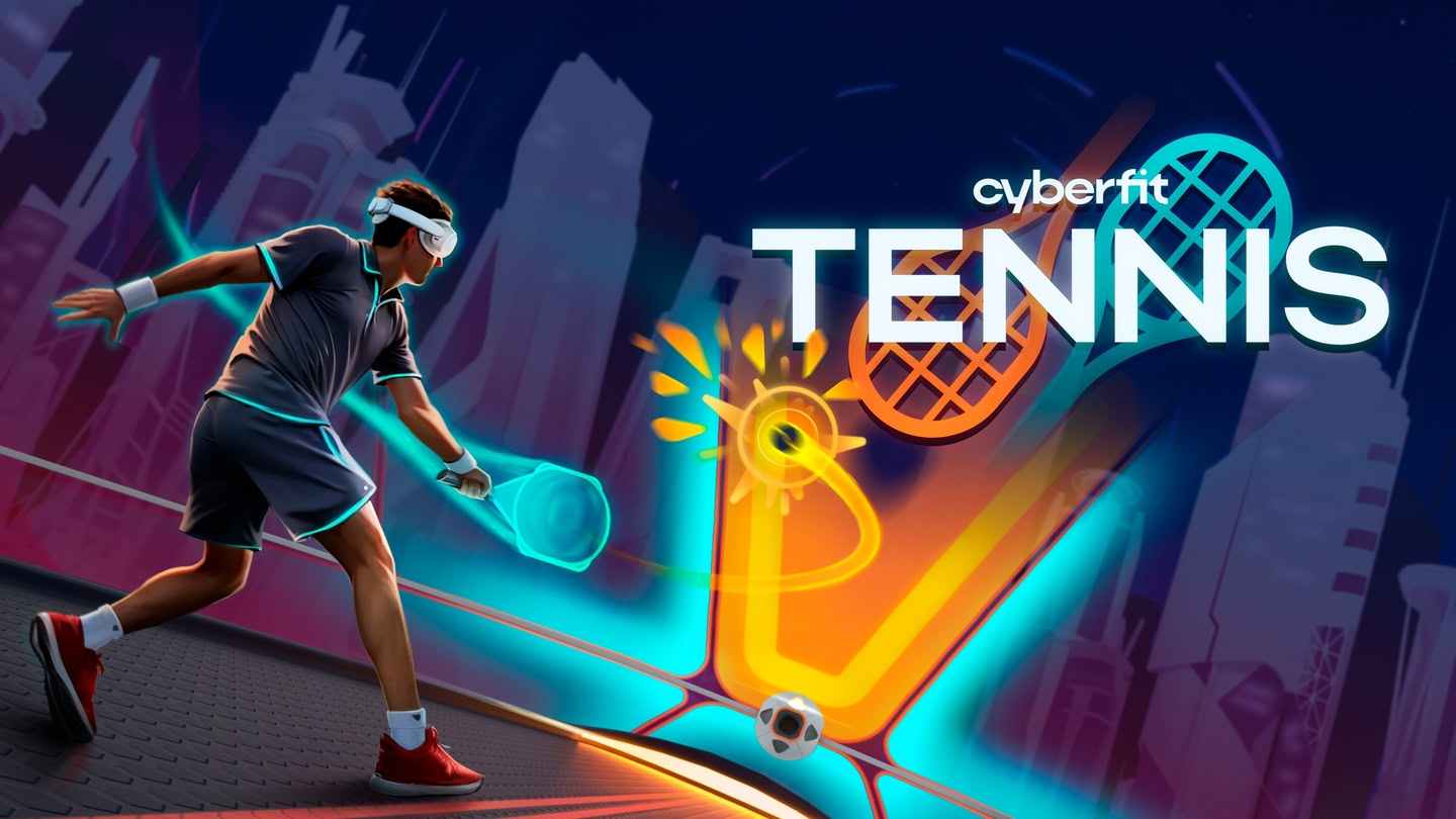 Meta Quest 游戏《朋克网球》Cyberfit Tennis