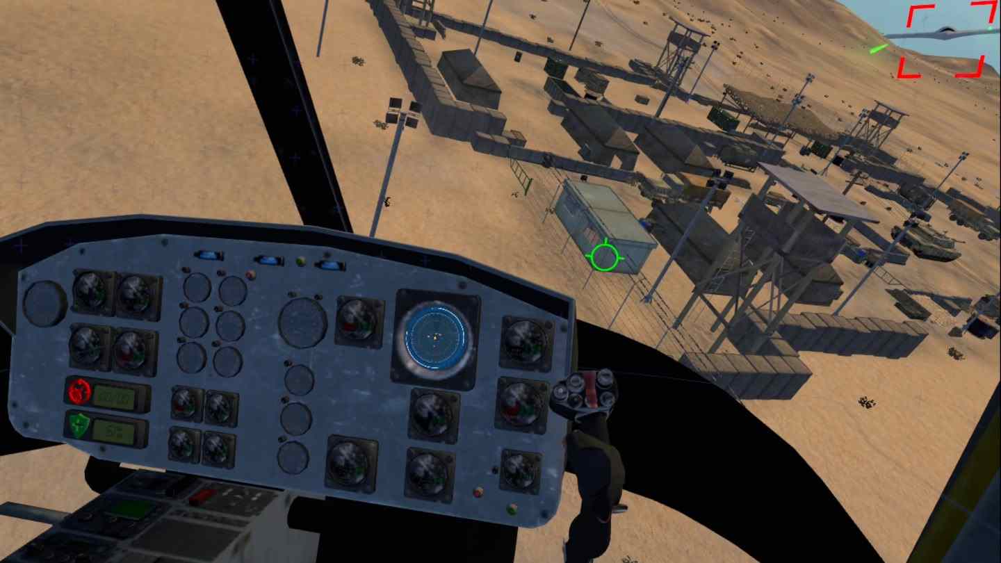 Meta Quest 游戏《军用武装直升机战争》FlyVRX - Military Gunship Helicopter War