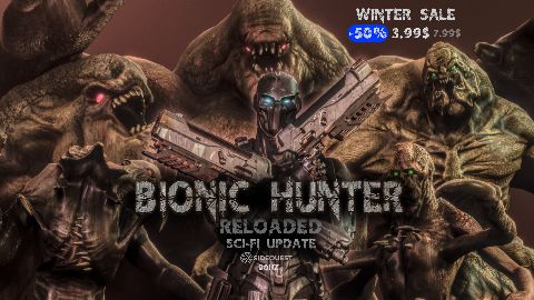 Oculus Quest 游戏《恐怖猎人》Bionic Hunter Reloaded-魔趣网精选