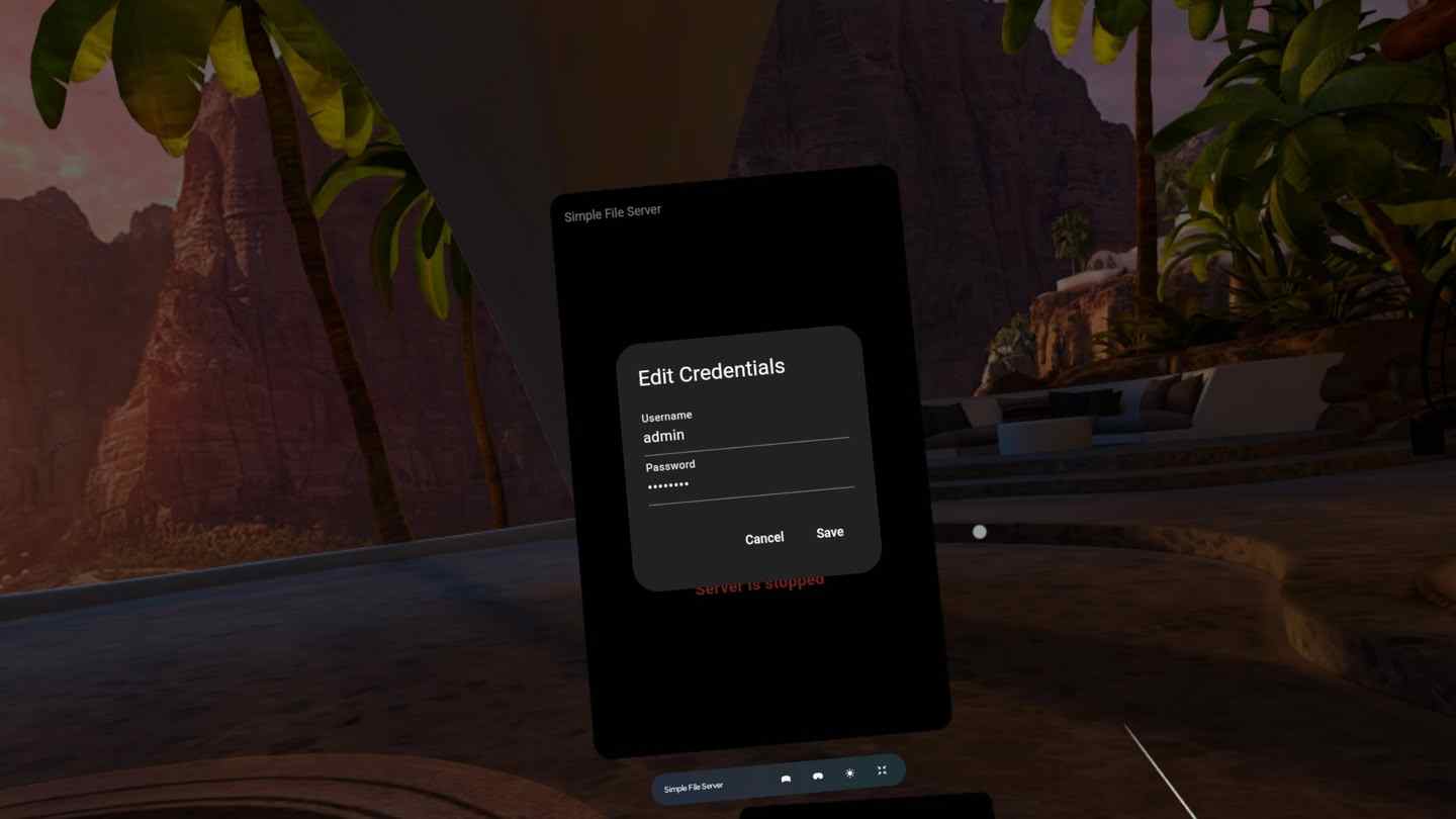 Meta Quest 游戏《简单文件服务器》Simple File Server