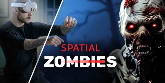 Meta Quest 游戏《空间僵尸》Spatial Zombies-魔趣网精选
